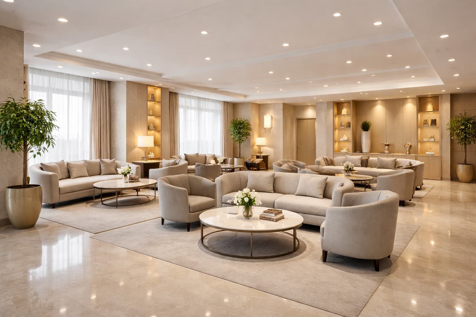 Interior of premium entertainment venue